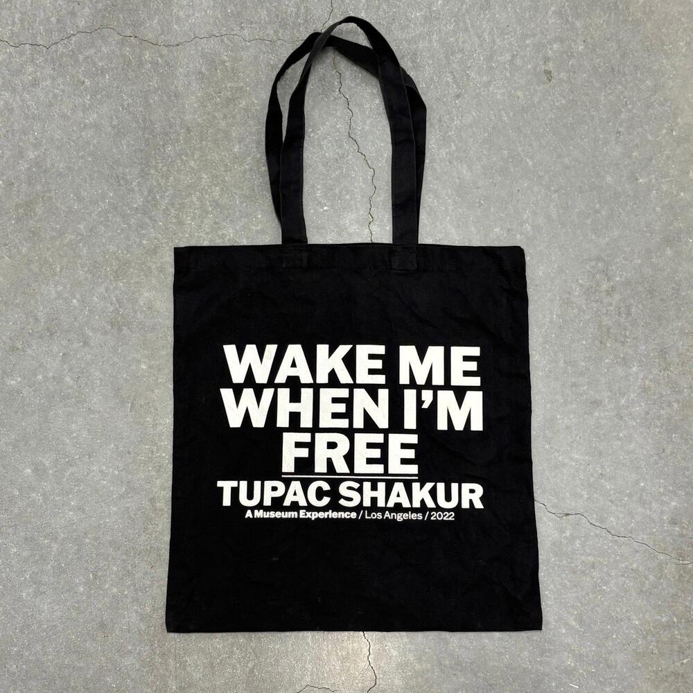 2Pac Wake Me When I’m Free Tote Bag
